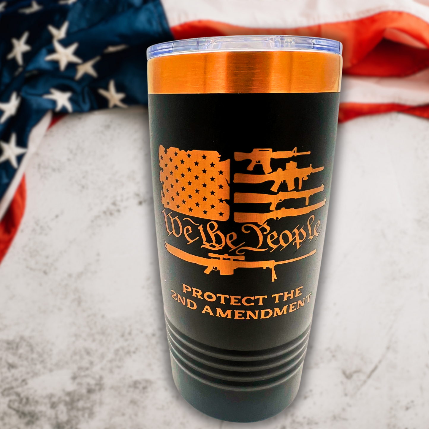 20oz Polar Camel Tumbler - We Are Not Descended from Fearful Men